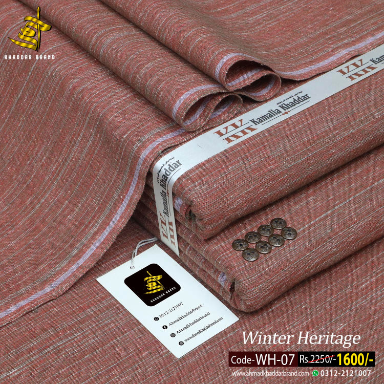 Brown fabric with a label and tag on a matching brown background
